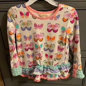 Matilda Jane Long sleeve butterfly shirt